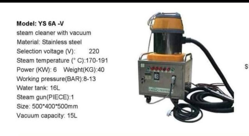 Generator de abur profesional injectie extractie